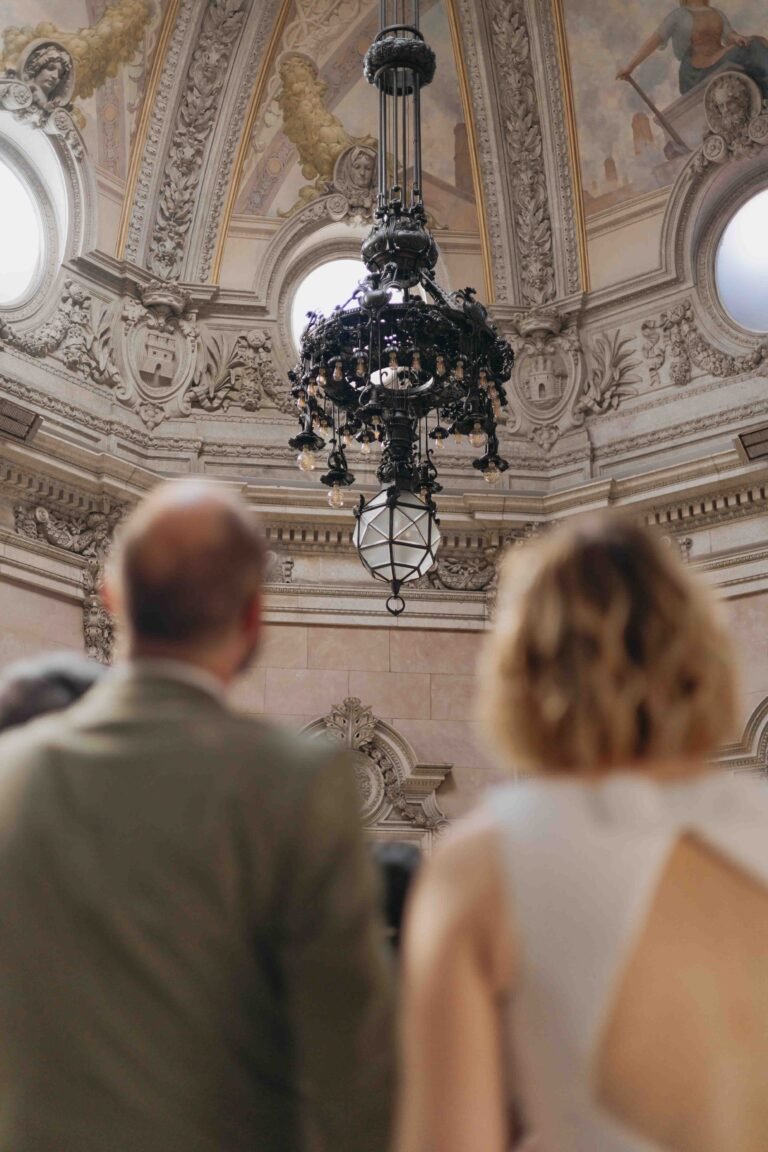 O casamento íntimo da Diana e do Igor no Palácio da Bolsa